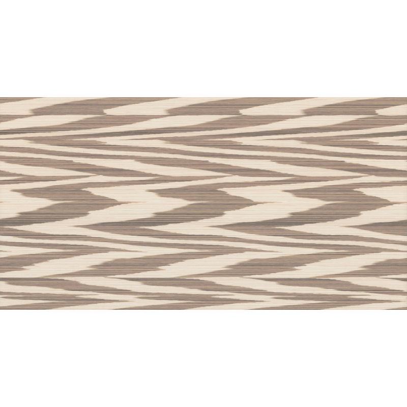 Purchase W3852.6.0 Flamed Zig Zag Wp, Brown Abstract - Kravet Couture Wallpaper