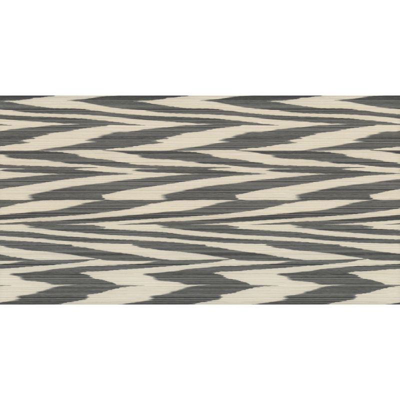 Purchase W3852.8.0 Flamed Zig Zag Wp, Black Abstract - Kravet Couture Wallpaper