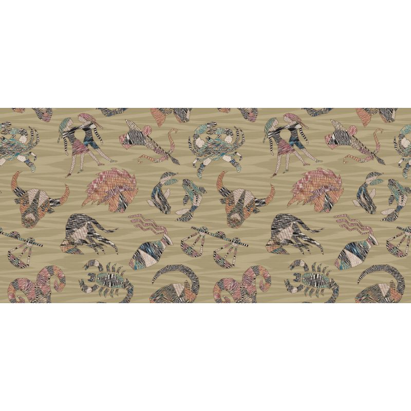 Purchase W3853.1616.0 Constellations Wp, Brown Novelty - Kravet Couture Wallpaper