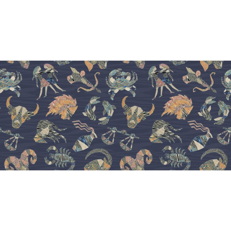 Purchase W3853.50.0 Constellations Wp, Blue Novelty - Kravet Couture Wallpaper