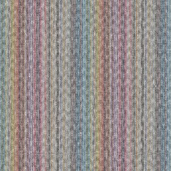 Sample - W3858.710.0 | Striped Sunset Wp, Multi Color Stripes - Kravet Couture Wallpaper