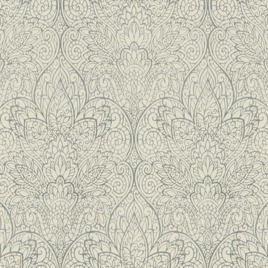 Purchase W3859.1.0 Kravet Design, Green Damask - Kravet Design Wallpaper