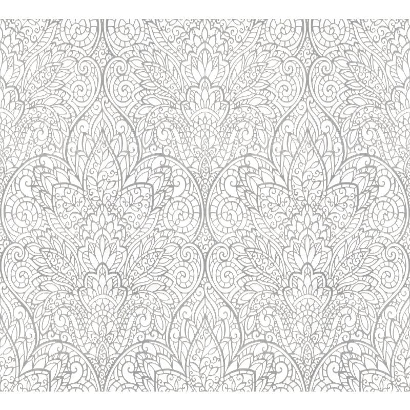 Purchase W3859.101.0 Kravet Design, Neutral Damask - Kravet Design Wallpaper