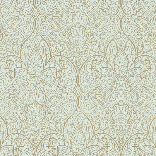 Purchase W3859.135.0 Kravet Design, Green Damask - Kravet Design Wallpaper