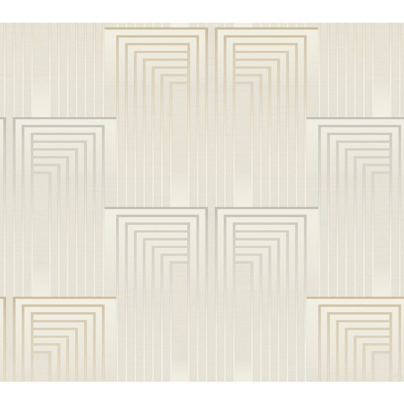 Purchase W3861.1611.0 Kravet Design, Neutral Geometric - Kravet Design Wallpaper