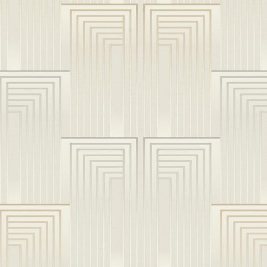 Purchase W3861.1611.0 Kravet Design, Neutral Geometric - Kravet Design Wallpaper