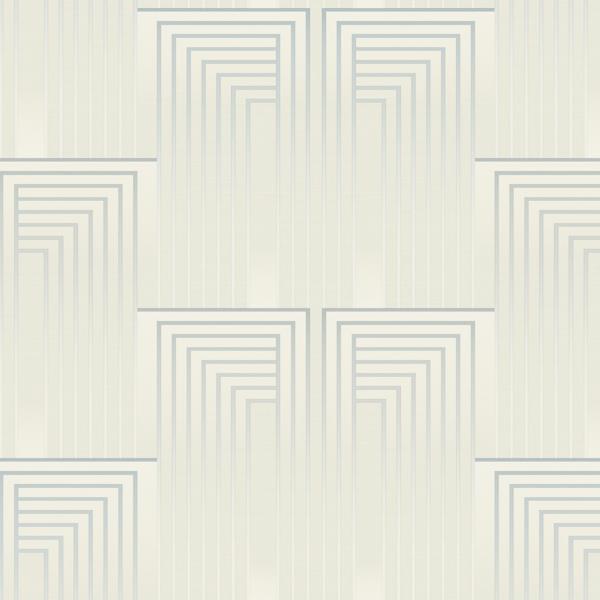 Sample - W3861.1615.0 | Kravet Design, Neutral Geometric - Kravet Design Wallpaper