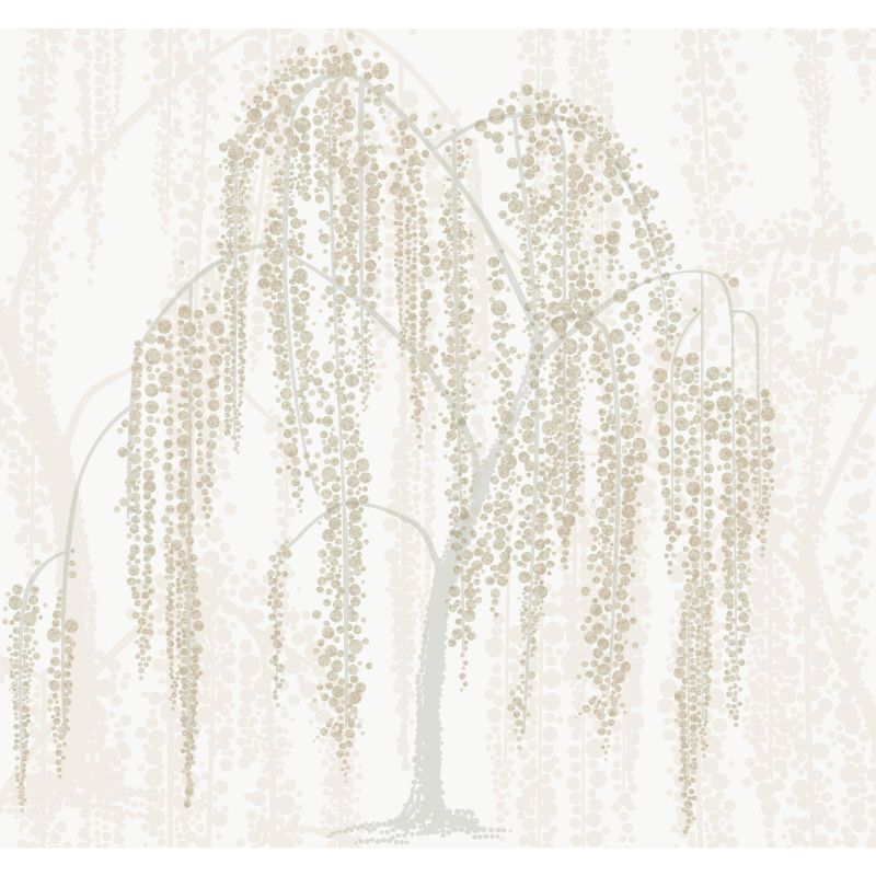 Purchase W3866.1.0 Kravet Design, Neutral Trees - Kravet Design Wallpaper