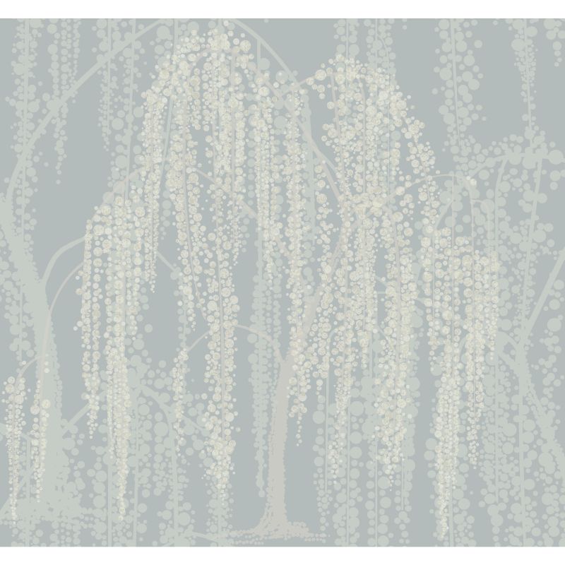 Purchase W3866.51.0 Kravet Design, Blue Trees - Kravet Design Wallpaper