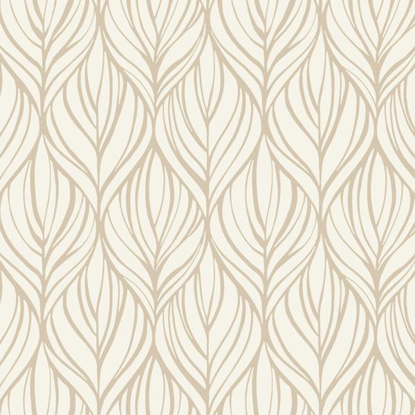 Sample - W3869.4.0 | Kravet Design, Beige Abstract - Kravet Design Wallpaper