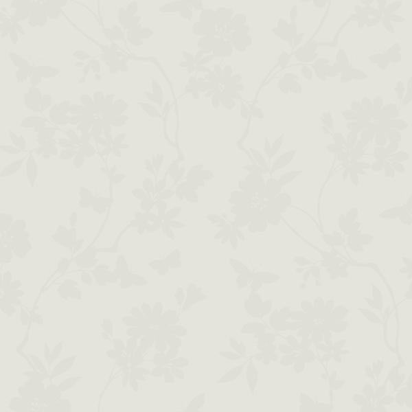 Sample - W3870.1.0 | Kravet Design, Neutral Floral - Kravet Design Wallpaper