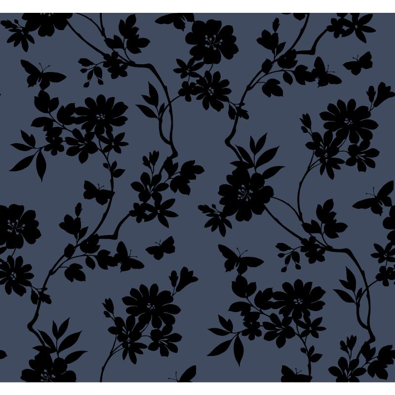 Purchase W3870.50.0 Kravet Design, Blue Floral - Kravet Design Wallpaper