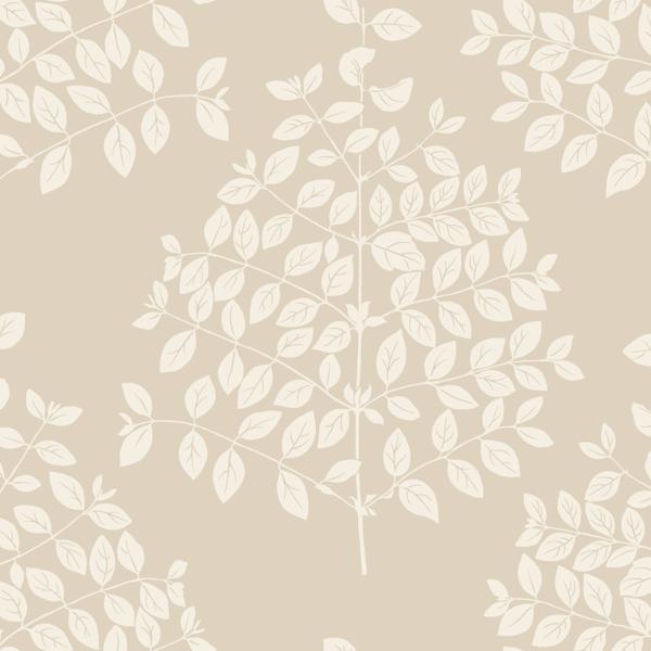 Sample - W3875.106.0 | Kravet Design, Beige Botanical - Kravet Design Wallpaper