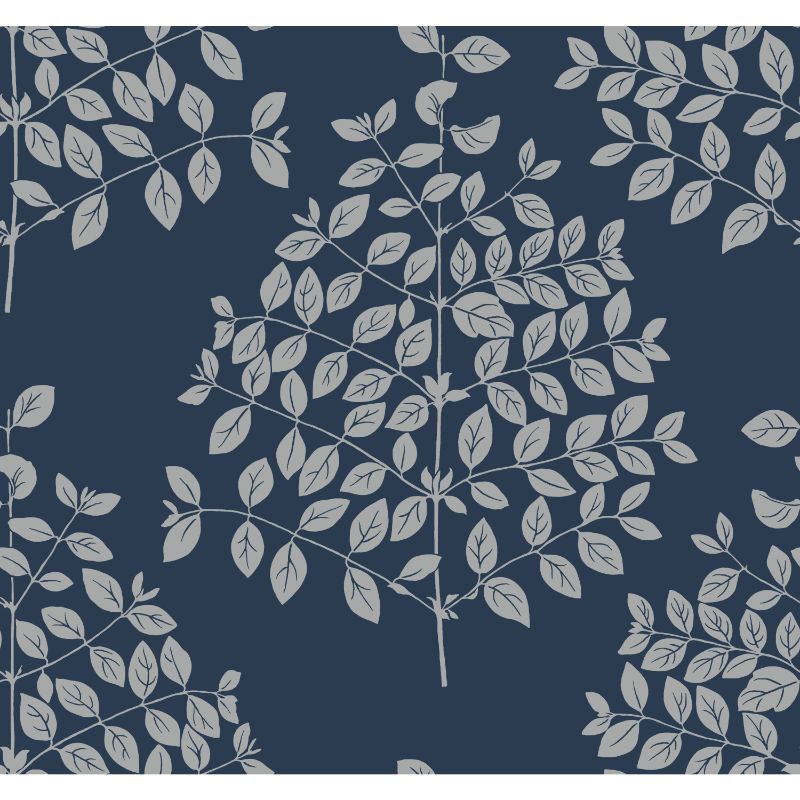 Purchase W3875.50.0 Kravet Design, Blue Botanical - Kravet Design Wallpaper