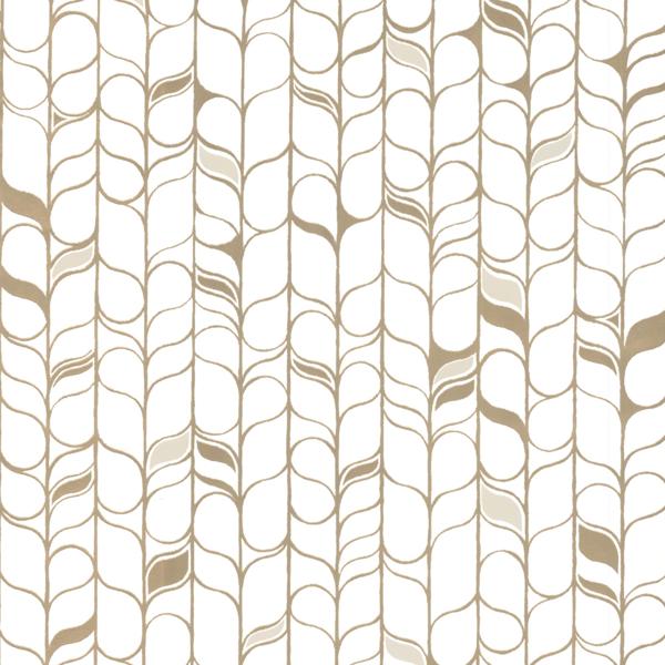 Sample - W3877.4.0 | Kravet Design, Beige Modern - Kravet Design Wallpaper