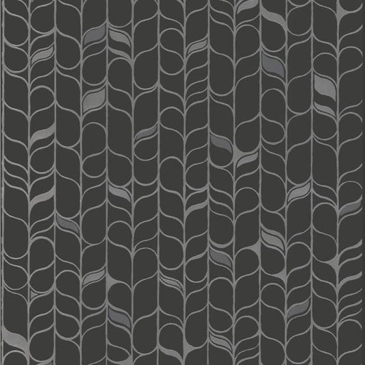 Purchase W3877.811.0 Kravet Design, Black Modern - Kravet Design Wallpaper