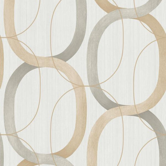 Purchase W3878.1611.0 Kravet Design, Gold Modern - Kravet Design Wallpaper