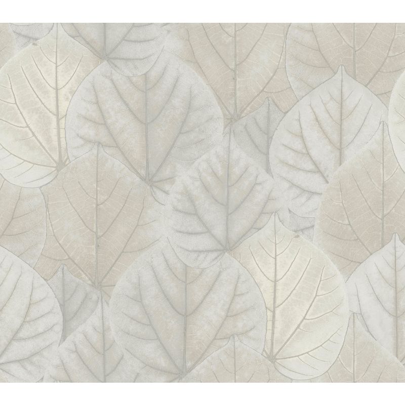 Purchase W3880.1101.0 Kravet Design, Beige Leaf - Kravet Design Wallpaper