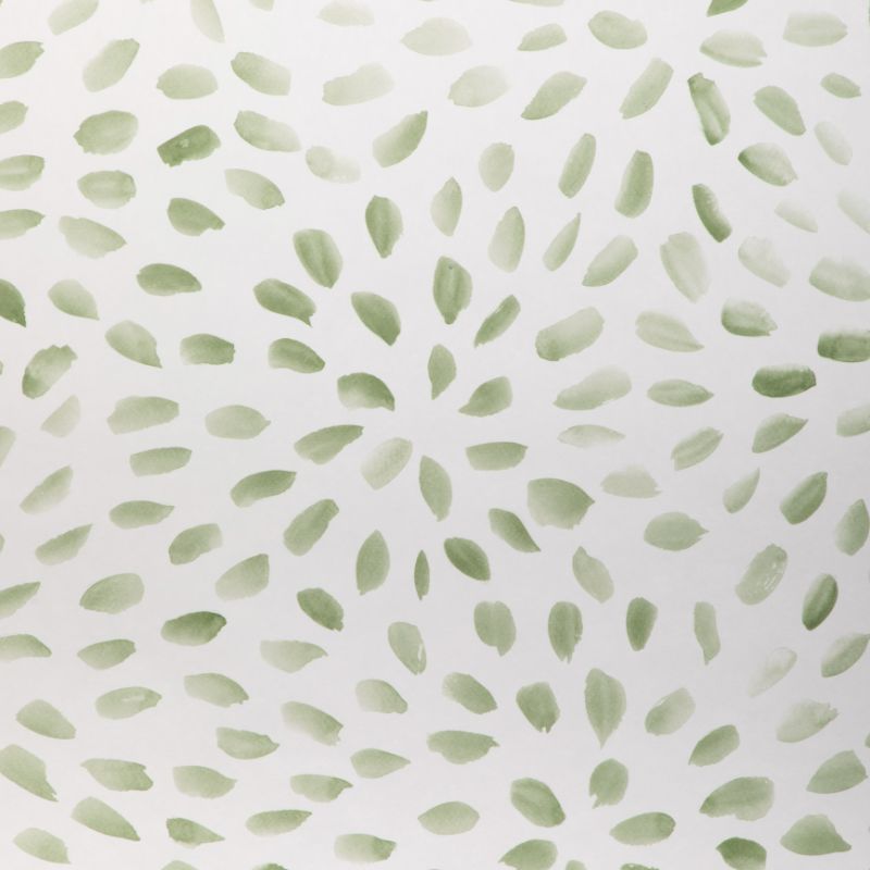 Sample - W3885.30.0 | Petal Blossom Wp, Green Abstract - Kravet Couture Wallpaper