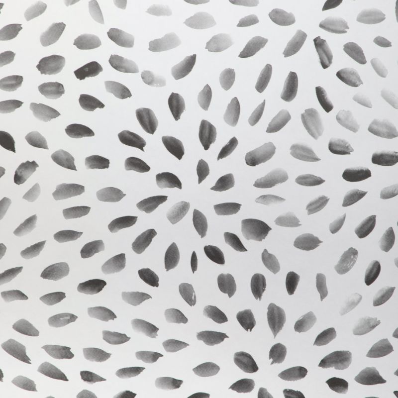 Sample - W3885.8.0 | Petal Blossom Wp, Black Abstract - Kravet Couture Wallpaper