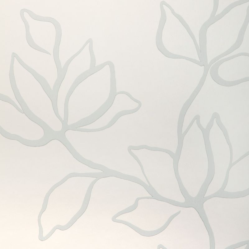 Sample - W3886.1101.0 | Floral Sketch Wp, Neutral Floral - Kravet Couture Wallpaper