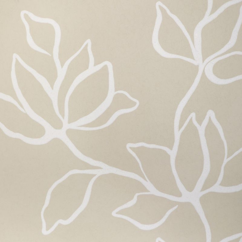 Sample - W3886.16.0 | Floral Sketch Wp, Beige Floral - Kravet Couture Wallpaper