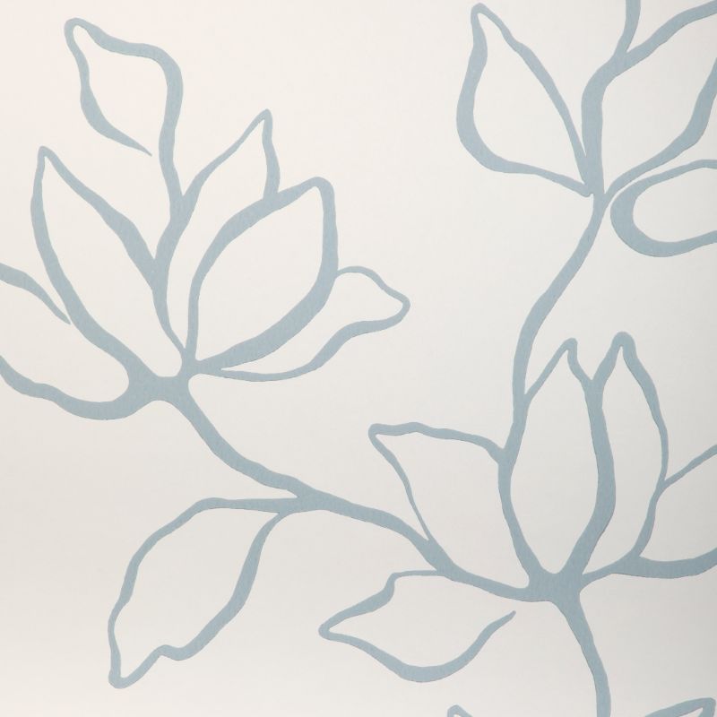 Sample - W3886.51.0 | Floral Sketch Wp, Blue Floral - Kravet Couture Wallpaper