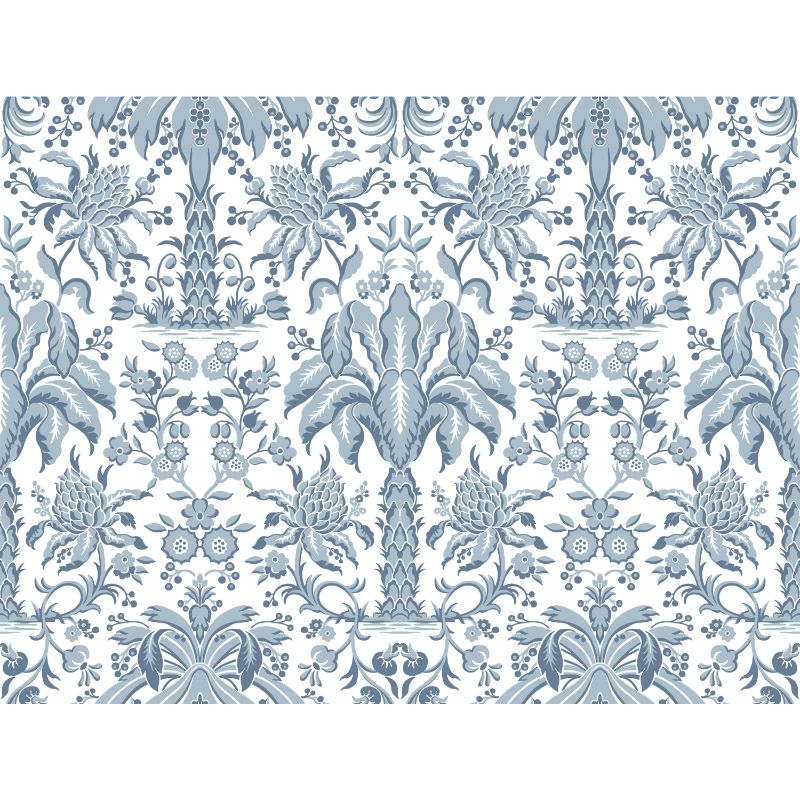 Purchase W3887.155.0 Kravet Design, Blue Tropical - Kravet Design Wallpaper