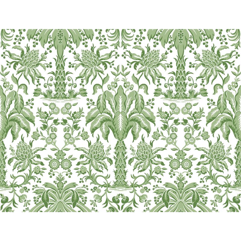Purchase W3887.23.0 Kravet Design, Green Tropical - Kravet Design Wallpaper