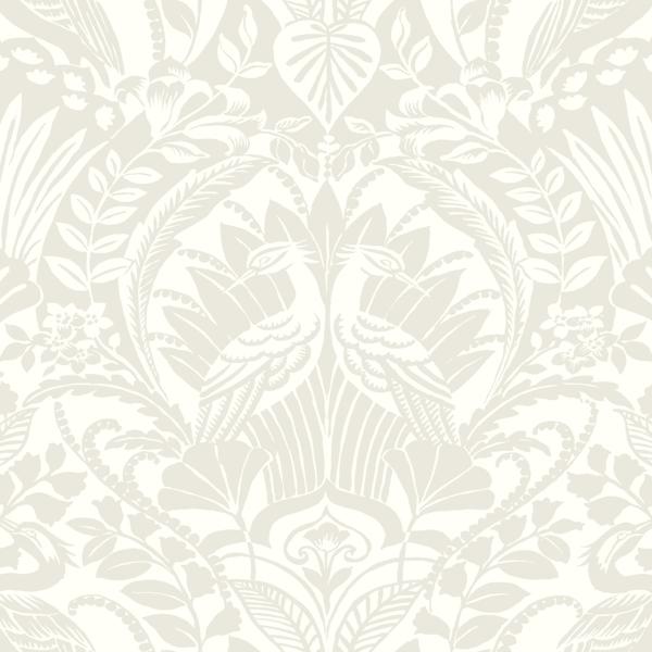 Sample - W3888.1101.0 | Kravet Design, Neutral Animals - Kravet Design Wallpaper