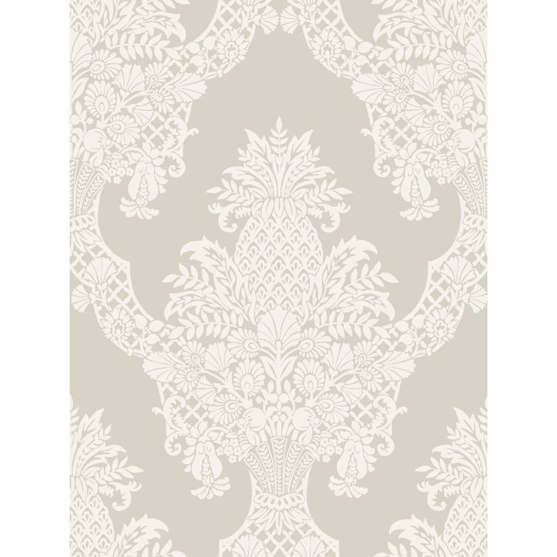 Purchase W3892.106.0 Kravet Design, Beige Damask - Kravet Design Wallpaper