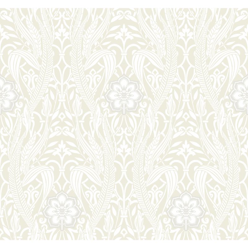 Purchase W3894.1.0 Kravet Design, Neutral Damask - Kravet Design Wallpaper