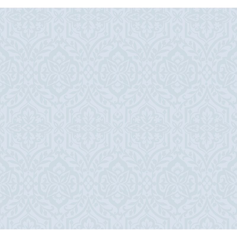 Purchase W3895.15.0 Kravet Design, Blue Damask - Kravet Design Wallpaper