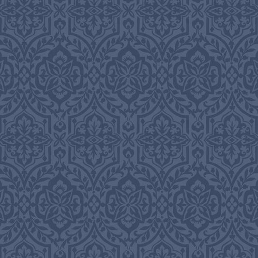 Purchase W3895.550.0 Kravet Design, Blue Damask - Kravet Design Wallpaper