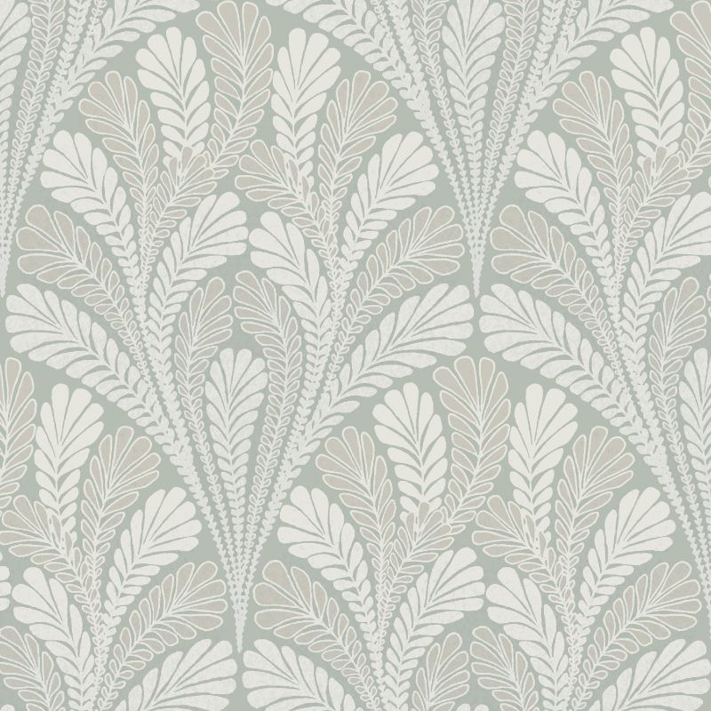 Purchase W3899.1311.0 Kravet Design, Grey Botanical - Kravet Design Wallpaper