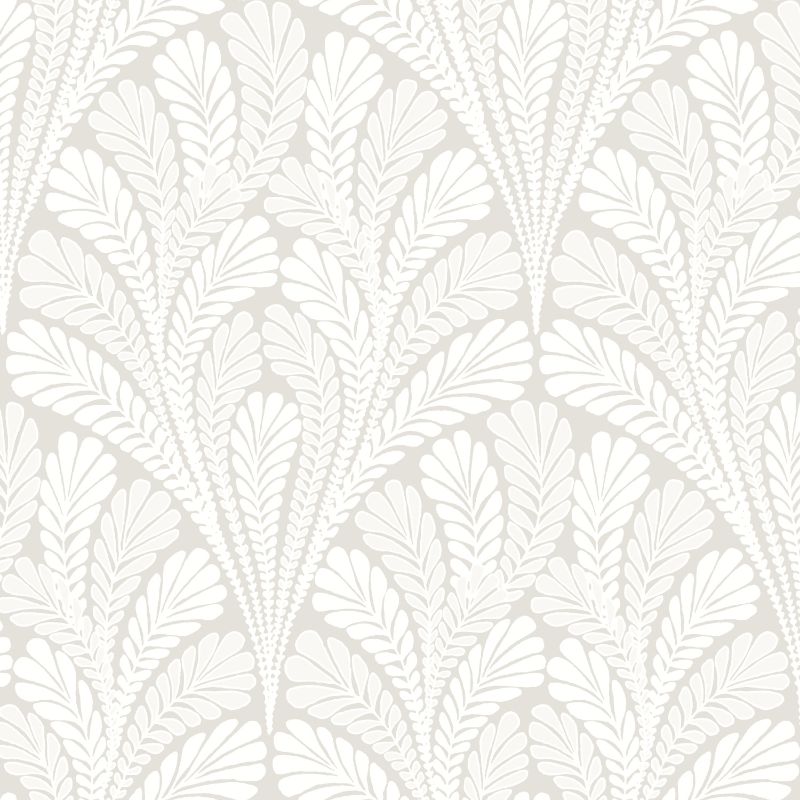 Sample - W3899.161.0 | Kravet Design, Neutral Botanical - Kravet Design Wallpaper