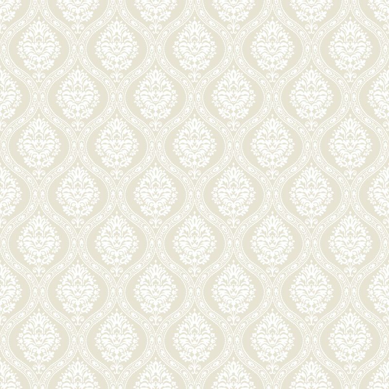 Purchase W3900.161.0 Kravet Design, Beige Ogee - Kravet Design Wallpaper