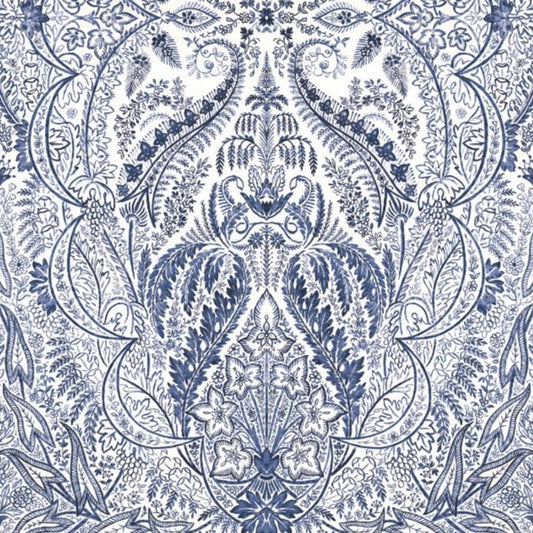 Purchase W3901.51.0 Kravet Design, Blue Damask - Kravet Design Wallpaper