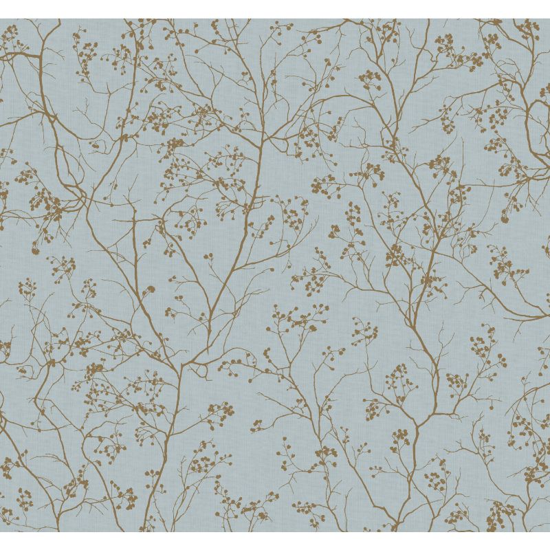 Purchase W3905.15.0 Kravet Design, Blue Botanical - Kravet Design Wallpaper