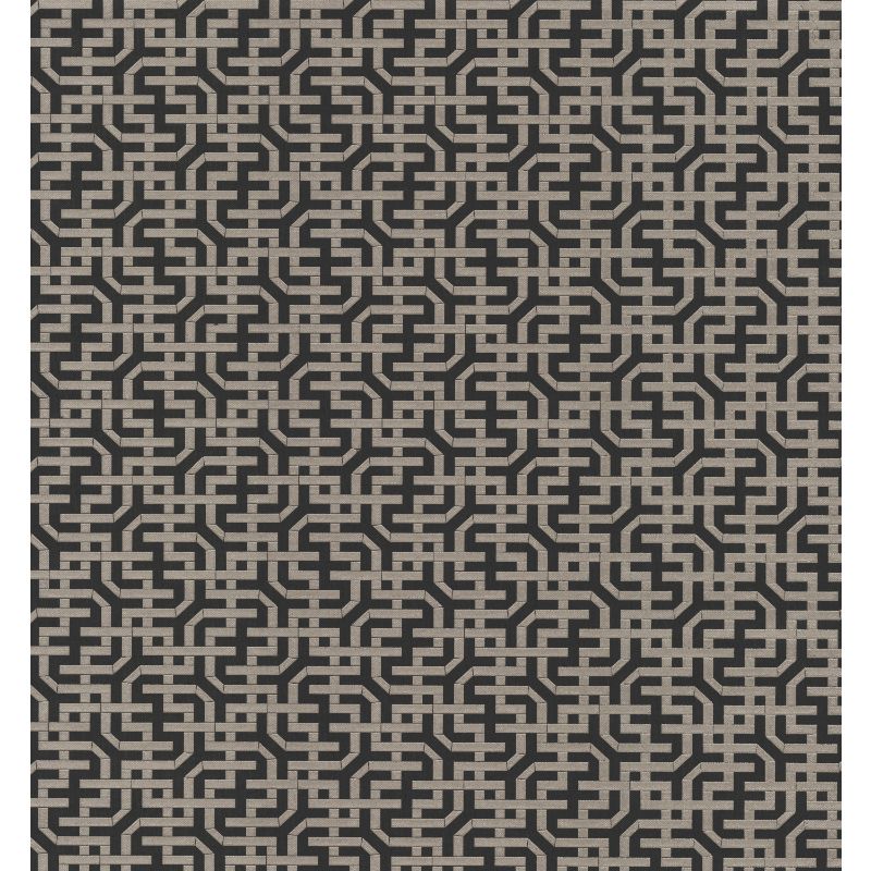 Purchase W3907.8.0 Kravet Design, Black Geometric - Kravet Design Wallpaper