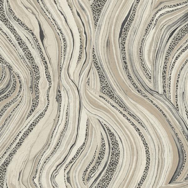 Sample - W3919.106.0 | Kravet Design, Beige Abstract - Kravet Design Wallpaper