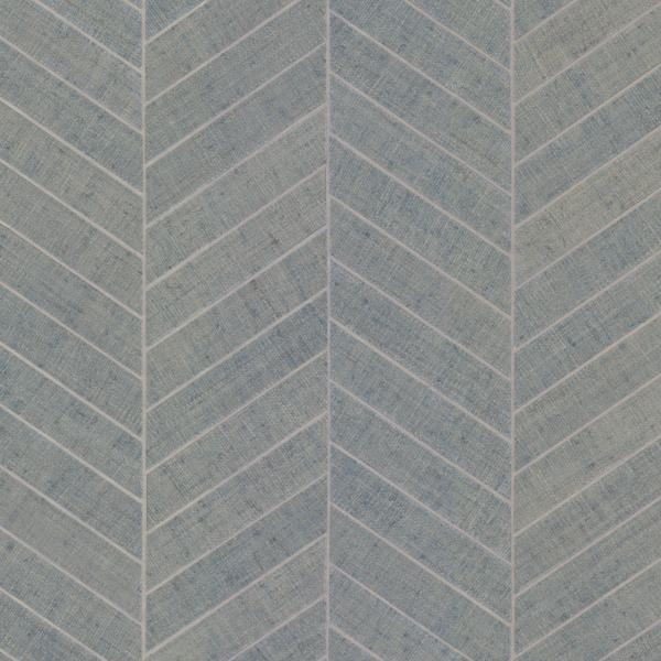 Sample - W3921.11.0 | Kravet Design, Grey Chevron - Kravet Design Wallpaper