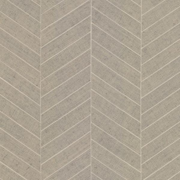 Sample - W3921.16.0 | Kravet Design, Brown Chevron - Kravet Design Wallpaper