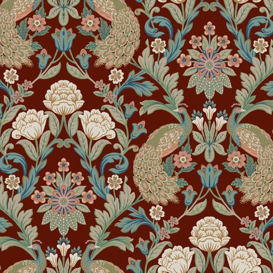 Purchase W3923.319.0 W3923, Red Damask - Kravet Design Wallpaper