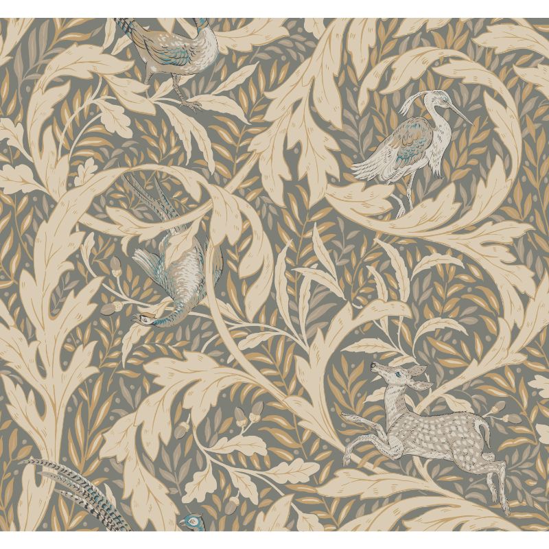 Purchase W3925.1611.0 W3925, Beige Animals - Kravet Design Wallpaper