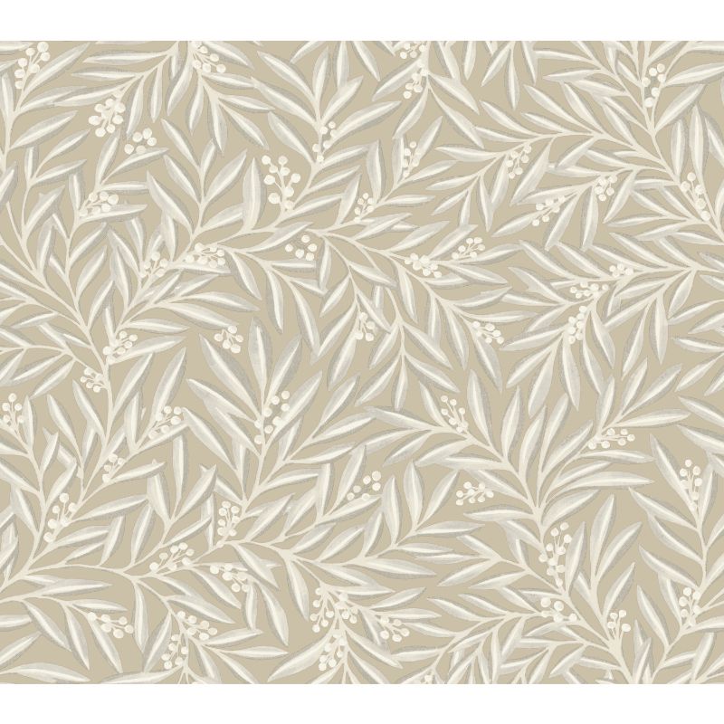 Purchase W3926.1611.0 W3926, Beige Leaf - Kravet Design Wallpaper