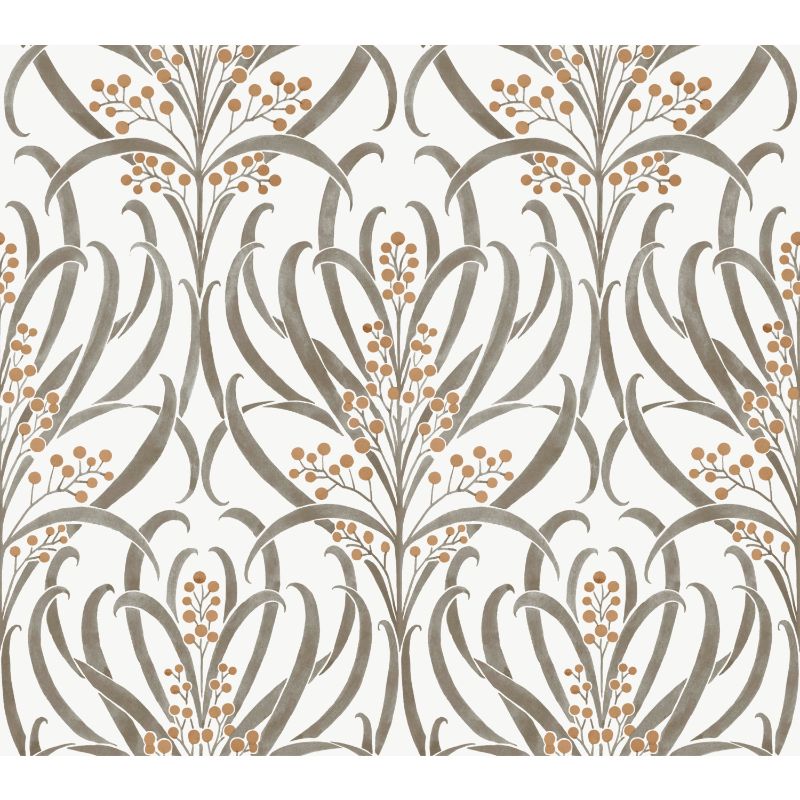 Purchase W3927.21.0 W3927, Brown Botanical - Kravet Design Wallpaper