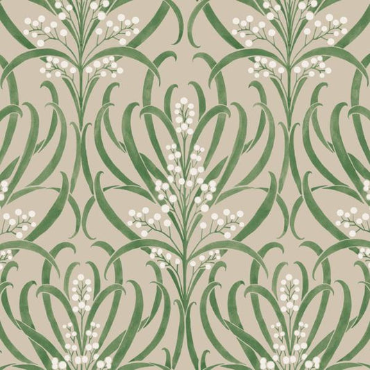Purchase W3927.311.0 W3927, Green Botanical - Kravet Design Wallpaper
