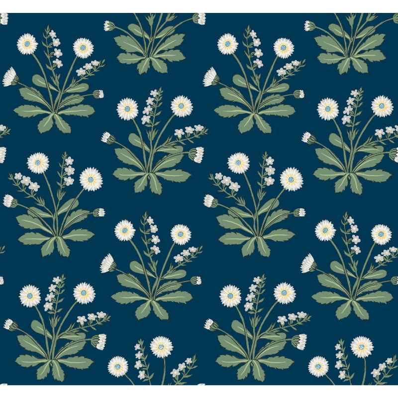 Purchase W3928.53.0 W3928, Blue Botanical - Kravet Design Wallpaper