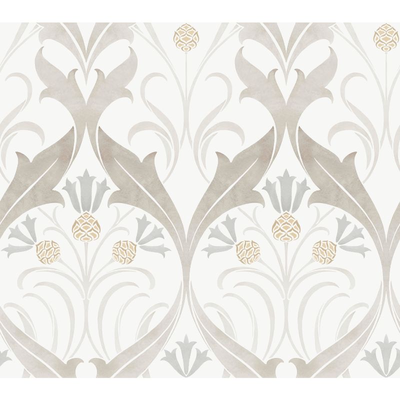 Purchase W3930.106.0 W3930, Neutral Damask - Kravet Design Wallpaper